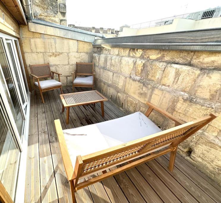 5- Hypercentre - 4Pers - Clim - Terrasse - Netflix Apartment Libourne Exterior photo